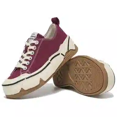 Beau Today Low Top Casual Sneakers Red