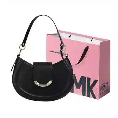 NOMK Black Saddle Bag