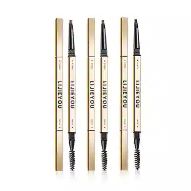 丽洁悠 小金条眉笔双头极细自然立体 防水防汗