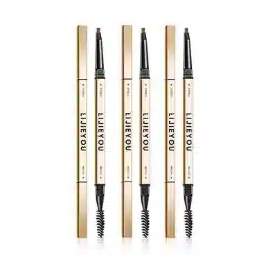 丽洁悠 小金条眉笔双头极细自然立体 防水防汗
