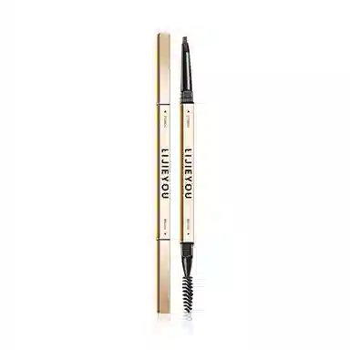 丽洁悠 小金条眉笔双头极细自然立体 防水防汗