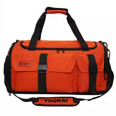 德力熊 大容量训练包多功能干湿分离 牛津布 健身包 男女同款情侣款 黑色\粉色\灰色\酒红色\黄色\紫色\青绿色\桔色