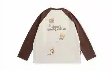 LAMLICKA Vintage Cartoon Embroidered Tee