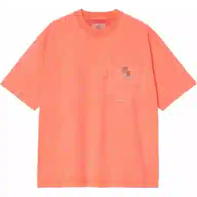 Carhartt WIP x Invincible FW24 Pigment Dyed T-Shirt Orange