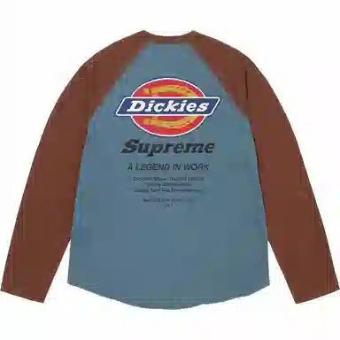 Supreme x Dickies Raglan L/S Top