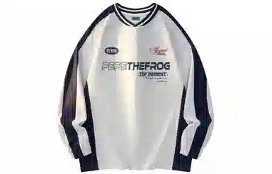 Pepe the Frog V-Neck Striped Tee