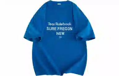 FREO3N Letter Print Crewneck T-Shirt