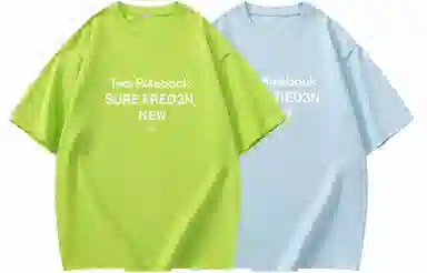 FREO3N Letter Print Crewneck T-Shirt