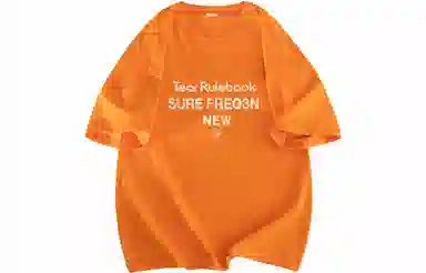 FREO3N Letter Print Crewneck T-Shirt