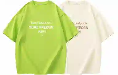 FREO3N Letter Print Crewneck T-Shirt