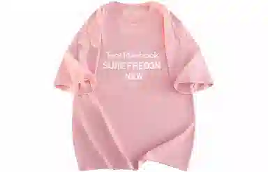 FREO3N Letter Print Crewneck T-Shirt