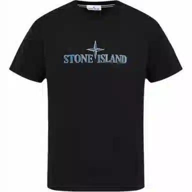Stone Island Logo T-Shirt Black