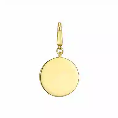 ORANGE CUBE Charm 925