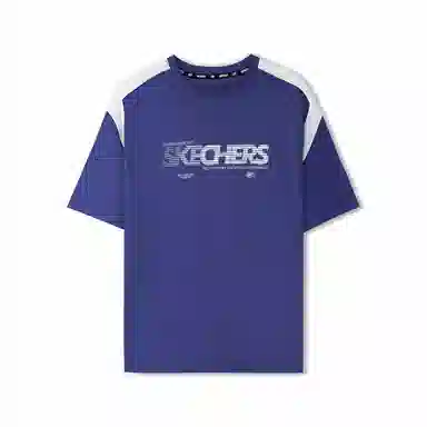 Skechers Crew Neck Knit Tee Purple