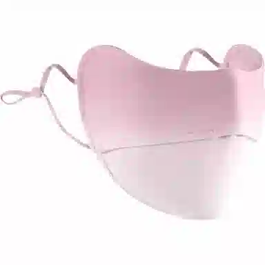 杨同学 杨同学 韩版 防紫外线 遮全脸 夏季薄款 透气冰丝 渐变腮红新 仿丝 防晒面罩 女款