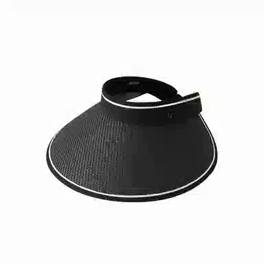 北极绒 简约户外空顶大帽檐显脸小 可调节可折叠 拉菲草 防晒帽 男女同款情侣款