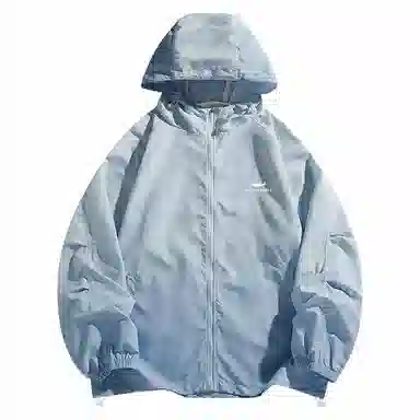 大白鲨 薄款韩版潮流帅气舒适休闲渐变防晒服 男款