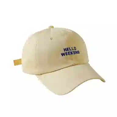 北极绒 深顶显脸小大头围防晒遮阳宽檐潮流休闲韩版字母刺绣 棉 鸭舌帽 男女同款情侣款