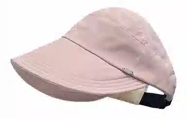 优幽兰 休闲简约纯色太阳帽百搭时尚夏季防紫外线宽帽檐显脸小遮阳帽骑车必备可扎马尾 聚酯纤维 鸭舌帽 女款