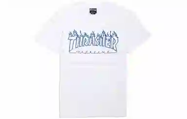 Thrasher Ice Blue Flame T-Shirt
