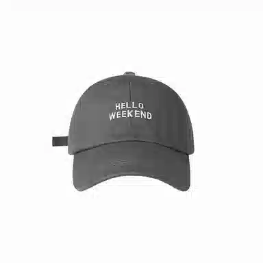 北极绒 深顶显脸小大头围防晒遮阳宽檐潮流休闲韩版字母刺绣 棉 鸭舌帽 男女同款情侣款