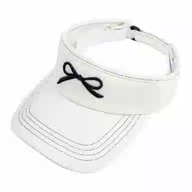 氧气樱桃 水洗蝴蝶结韩版时尚防晒防晒 棉 空顶帽 男女同款情侣款