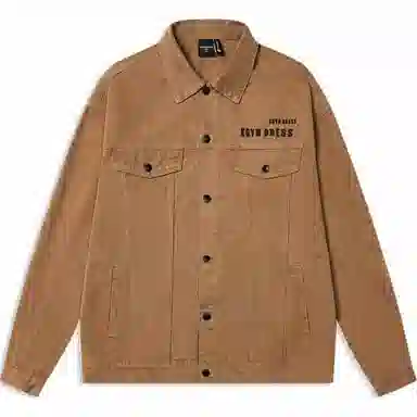 格蓝鹿 翻领长袖时尚都市牛仔外套 男款