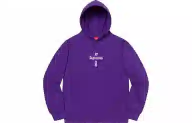 Supreme Cross Box Logo Hooded Sweatshirt