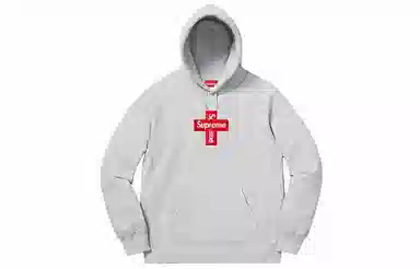 Supreme Cross Box Logo Hooded Sweatshirt