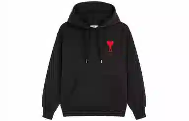 AMIPARIS De Coeur Hoodie Black