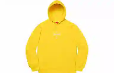 Supreme Cross Box Logo Hooded Sweatshirt