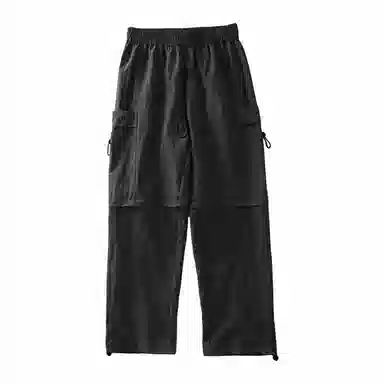 杜克恩 微弹纯色宽松工装裤 男款