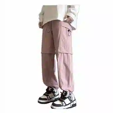 杜克恩 微弹纯色宽松工装裤 男款