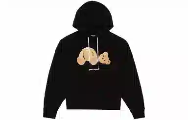 Palm Angels Classic Cartoon Hoodie Black