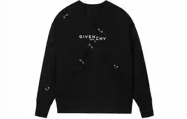 Givenchy Logo Print Sweatshirt Black
