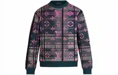 Louis Vuitton Pullover Sweatshirt Men's Dark Green