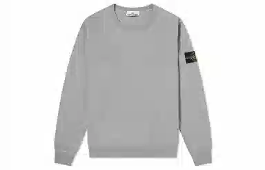 Stone Island Garment Dyed Crew Sweat Grey