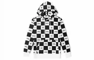 Vans Skull Checkerboard Hoodie Black