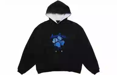 ADER ERROR Through Editism Hoodie Black