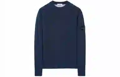 Stone Island Dust Series Pullover Sweatshirt Navy