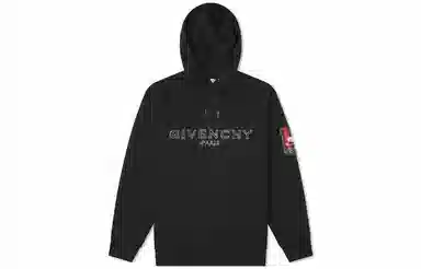 Givenchy Logo Hoodie Black