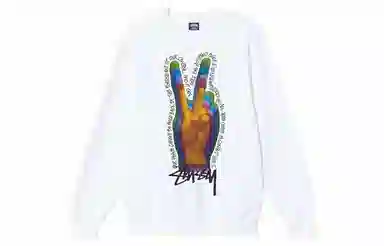 Stussy Peace Sign Crew