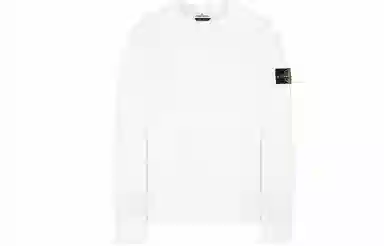 Stone Island Garment Dyed Crew Sweat White