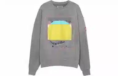 Cav Empt SS21 Sunset Print Crewneck Sweatshirt Grey