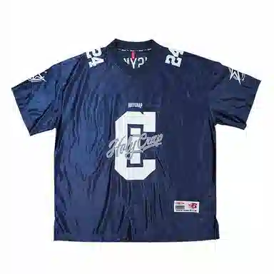 Holycrap V-Neck Navy Tee