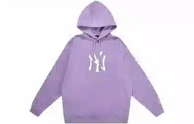 New Era x MLB Logo Hoodie Purple