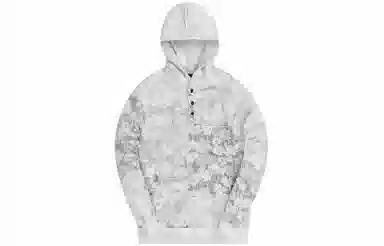 KITH Floral Hoodie Light Grey