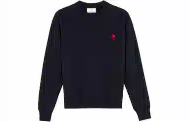 AMIPARIS SS21 Logo Crewneck Sweatshirt Black