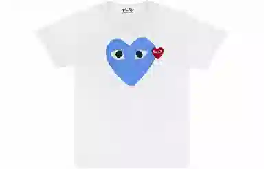 CDG Play SS24 Blue Tee