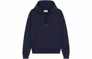 AMIPARIS FW21 Paris Logo Hoodie Navy